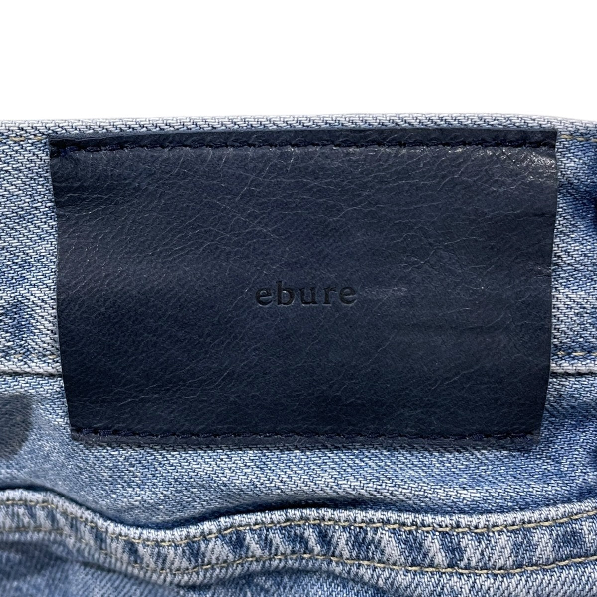 ウォッシュドデニム ワイドストレートパンツ Washed Denim Wide Straight Pant 9910600539
