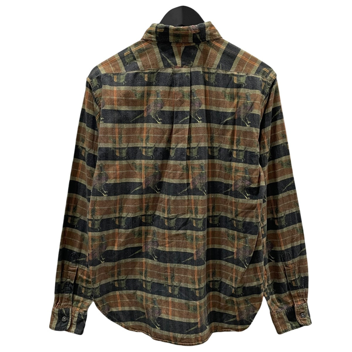 14AW チェック柄ボタンダウンシャツ 19th BD Shirt - Printed Bird on Plaid 19センチュリー ボタンダウンシャツ プリンテッド バード オン プレイド