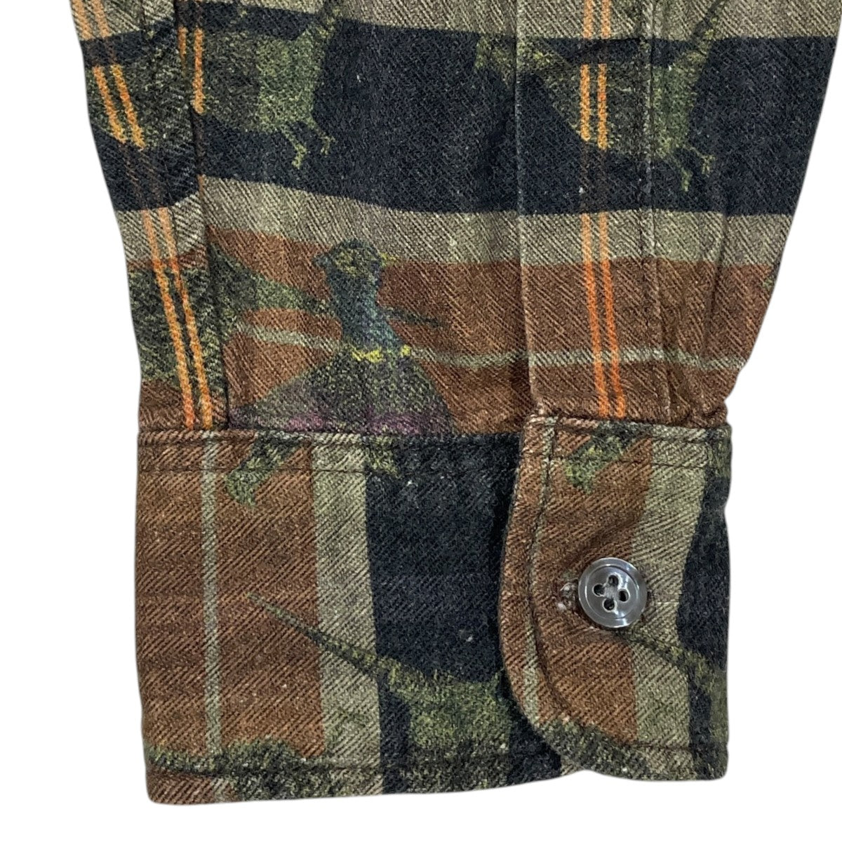 14AW チェック柄ボタンダウンシャツ 19th BD Shirt - Printed Bird on Plaid 19センチュリー ボタンダウンシャツ プリンテッド バード オン プレイド
