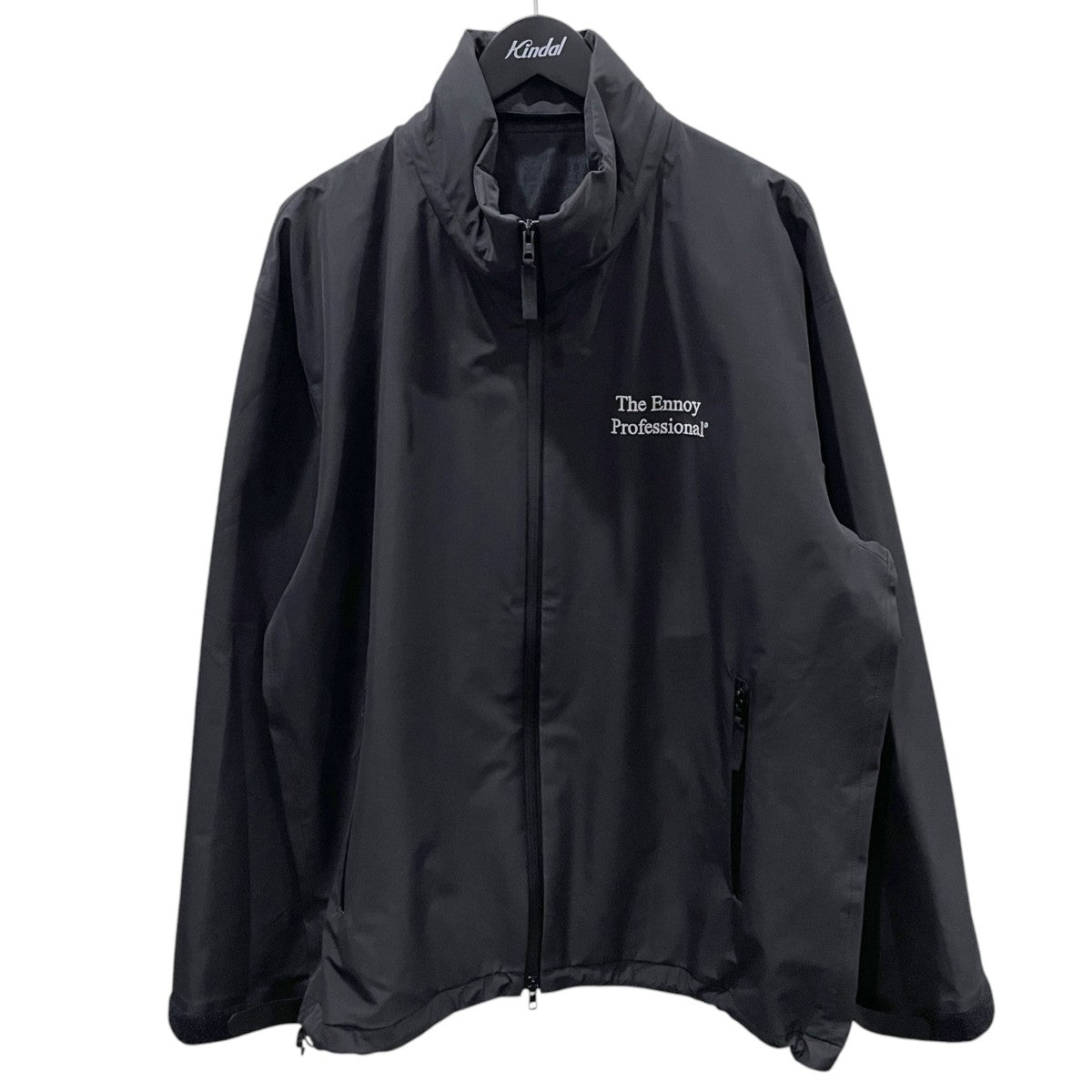 24AW ロゴ刺繍ジップアップナイロンジャケット 3Layer Shell Jacket 3レイヤー シェル ジャケット AW24BRENJK01AK