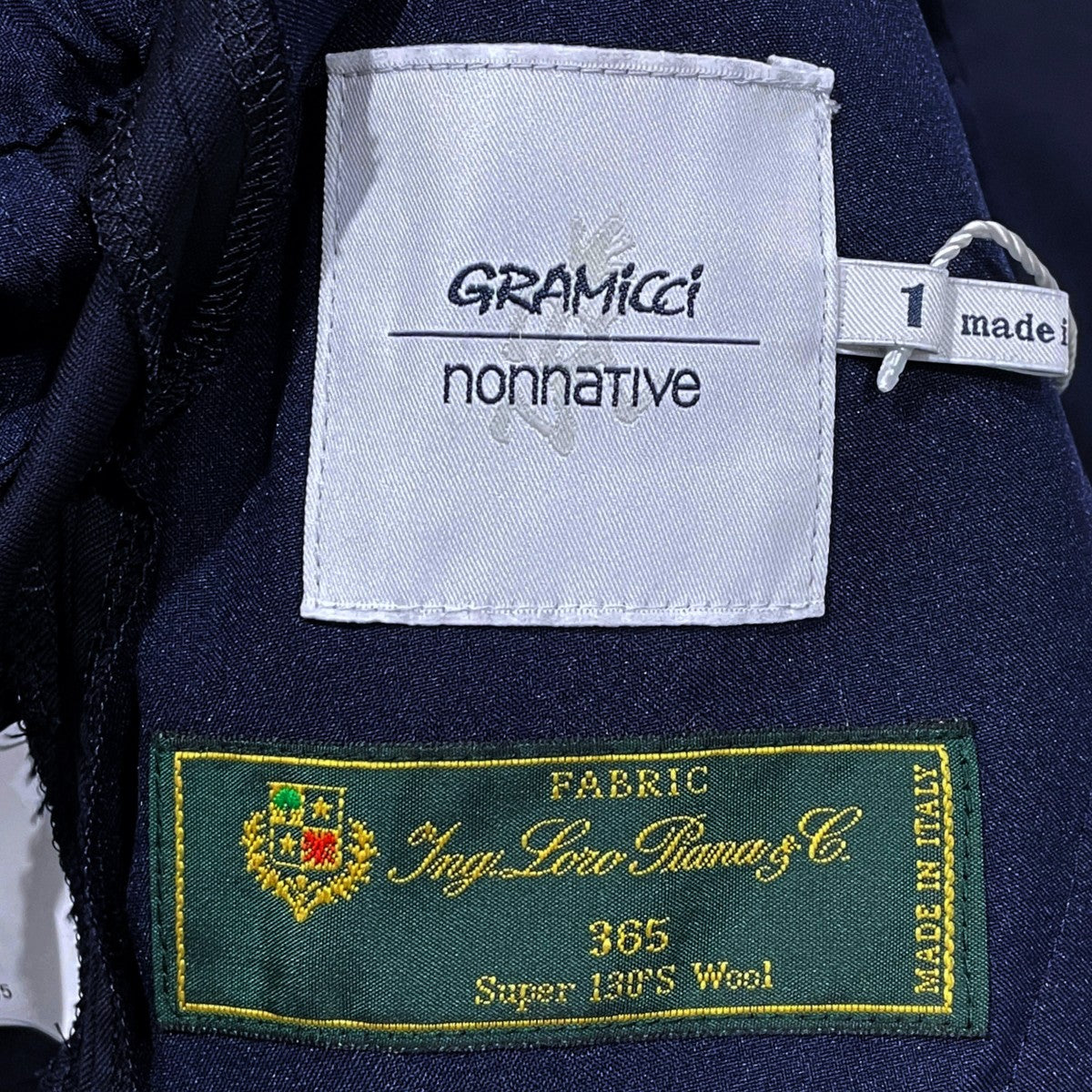 25SS ウェビングベルトパンツ WALKER ST EASY PANTS LORO PIANA 365 MERINO WOOL スラックス NN-P4655