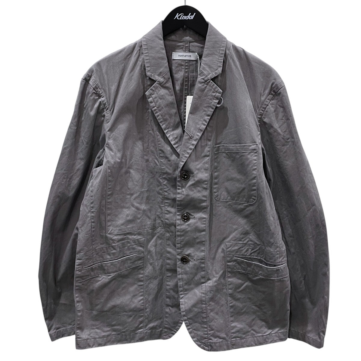26SS コットンドビーストライプジャケット OFFICER 5B JACKET COTTON DOBBY STRIPE PIGMENT DYE NN-J4807
