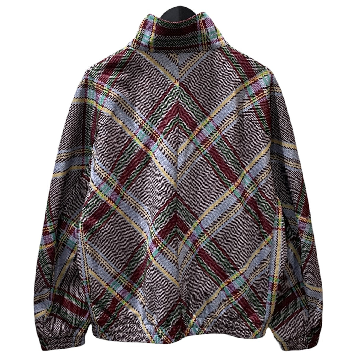 24AW チェック柄ジップアップブルゾン STAND COLLAR BLOUSON スタンドカラーブルゾン 2242-BL06-012