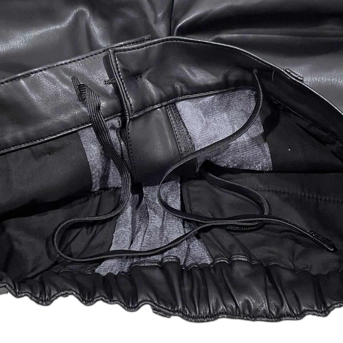 25AW フェイクレザーパンツ LEATHER PANTS 2254-CP03-052
