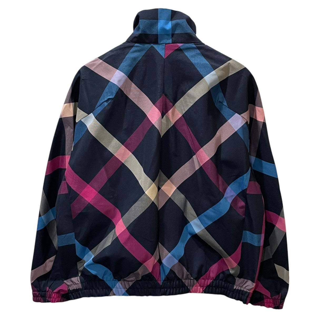 24SS チェック柄ジップアップブルゾン STAND COLLAR BLOUSON スタンドカラーブルゾン 2242-BL06-013