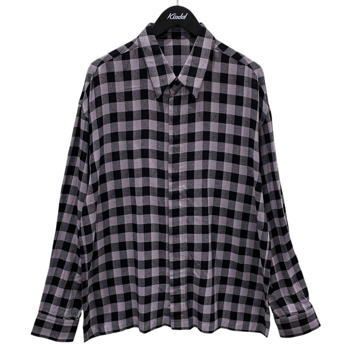25SS レーヨンオンブレチェックシャツ RAYON OMBRE CHECK SHIRT 2251-SH21-009