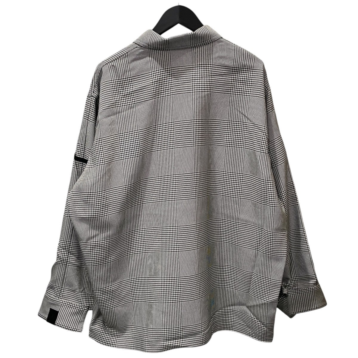 25AW グレンチェック柄ジップアップビッグ比翼シャツ SHIRT 2252-SH24-012