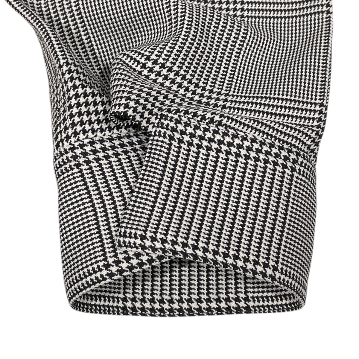 25AW グレンチェック柄ジップアップビッグ比翼シャツ SHIRT 2252-SH24-012