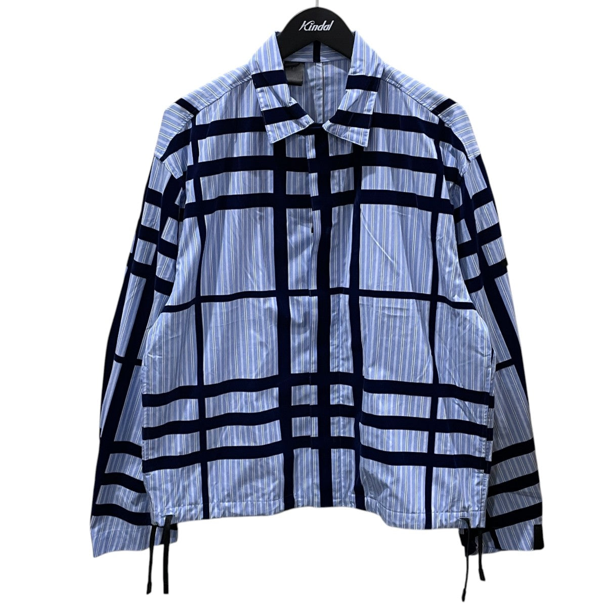 22AW ストライプ柄シャツ SHIRT BLOUSON シャツブルゾン 2252-SH25-020