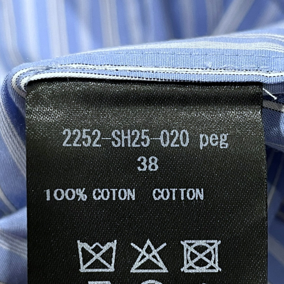 22AW ストライプ柄シャツ SHIRT BLOUSON シャツブルゾン 2252-SH25-020