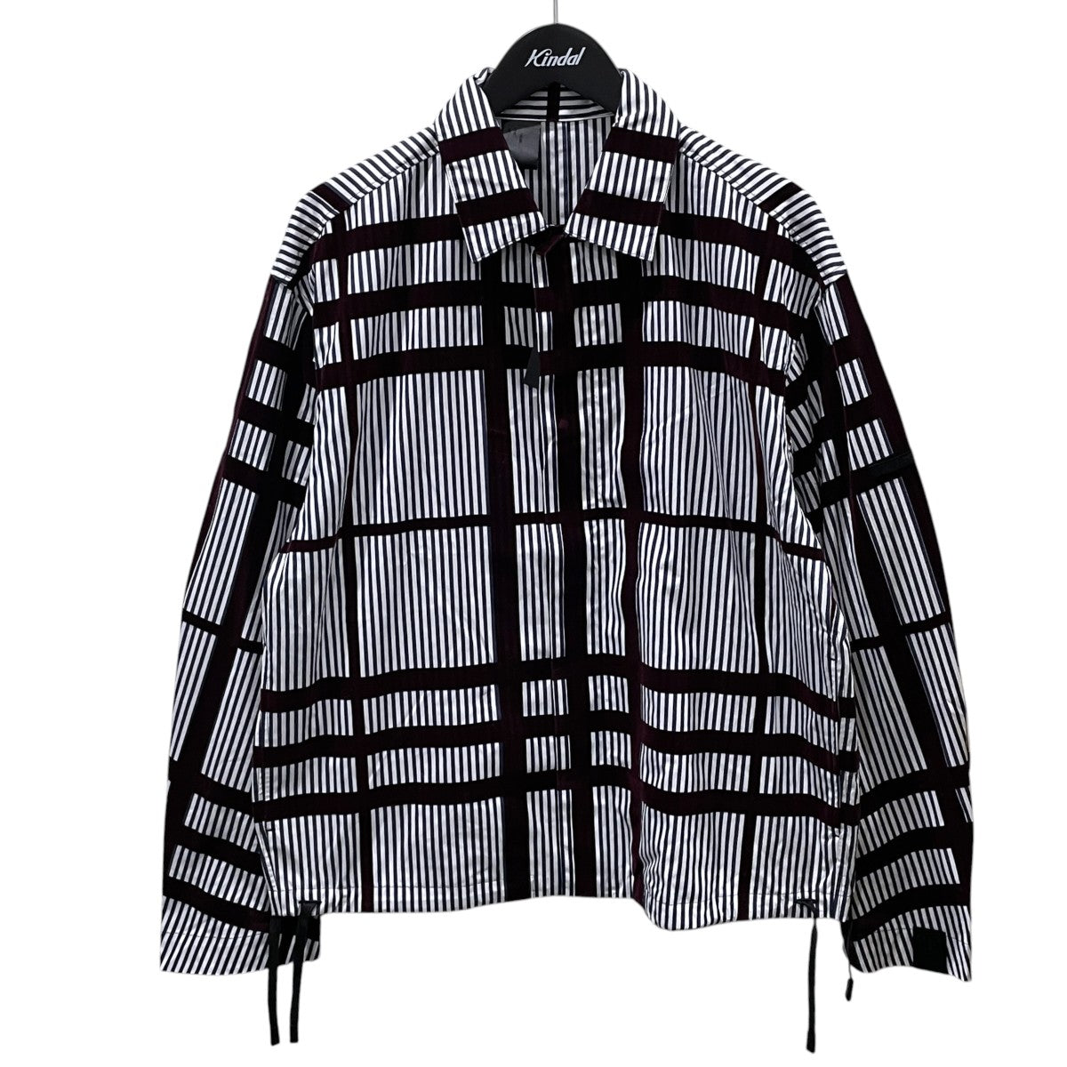 22AW ストライプ柄シャツ SHIRT BLOUSON シャツブルゾン 2252-SH25-019