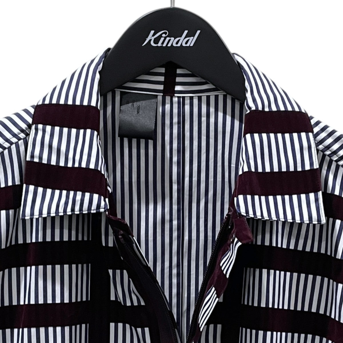 22AW ストライプ柄シャツ SHIRT BLOUSON シャツブルゾン 2252-SH25-019
