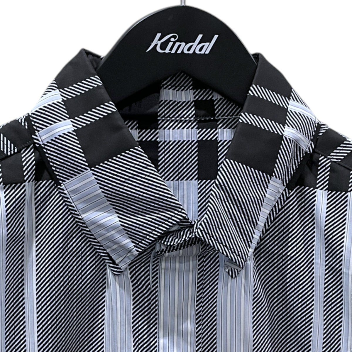 25AW ストライプチェック柄長袖シャツ B．D SHIRT ボタンダウンシャツ 2252-SH23-021