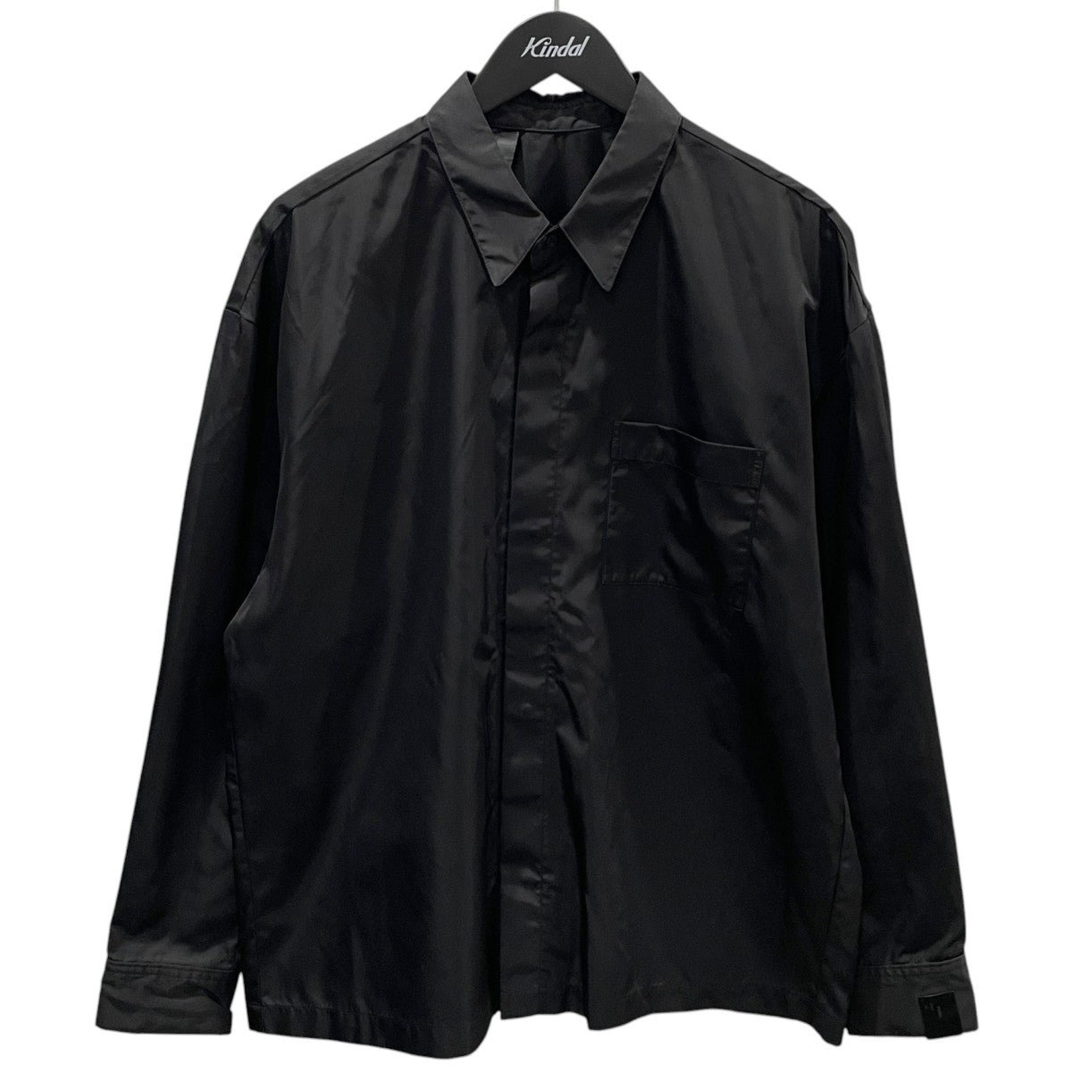 25SS 比翼ナイロン長袖シャツ FLY FRONT SHIRT フライフロントシャツ 2251-SH22-004