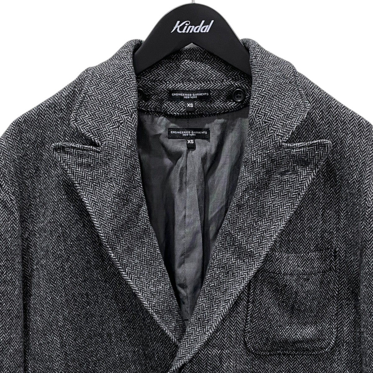 Engineered Garments ヘリンボーン3WAYジャケット Loiter Jacket ロイタージャケット 古着・中古-3枚目のアイテム画像