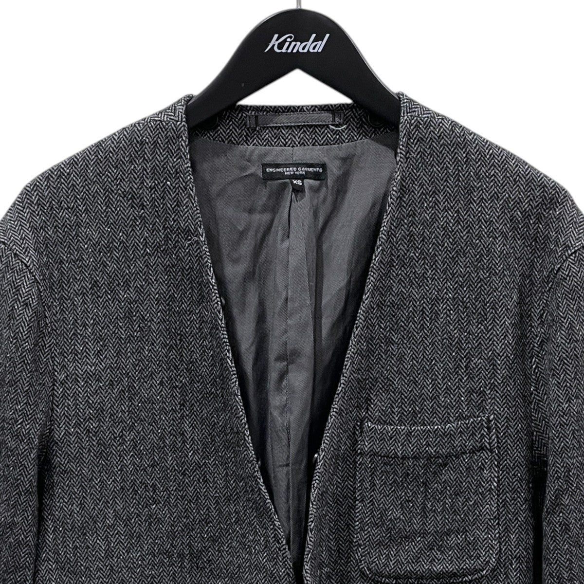 Engineered Garments ヘリンボーン3WAYジャケット Loiter Jacket ロイタージャケット 古着・中古-5枚目のアイテム画像
