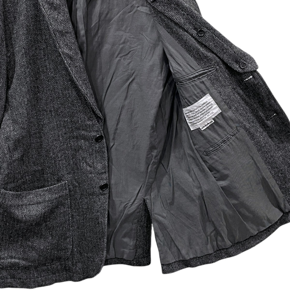Engineered Garments ヘリンボーン3WAYジャケット Loiter Jacket ロイタージャケット 古着・中古-6枚目のアイテム画像