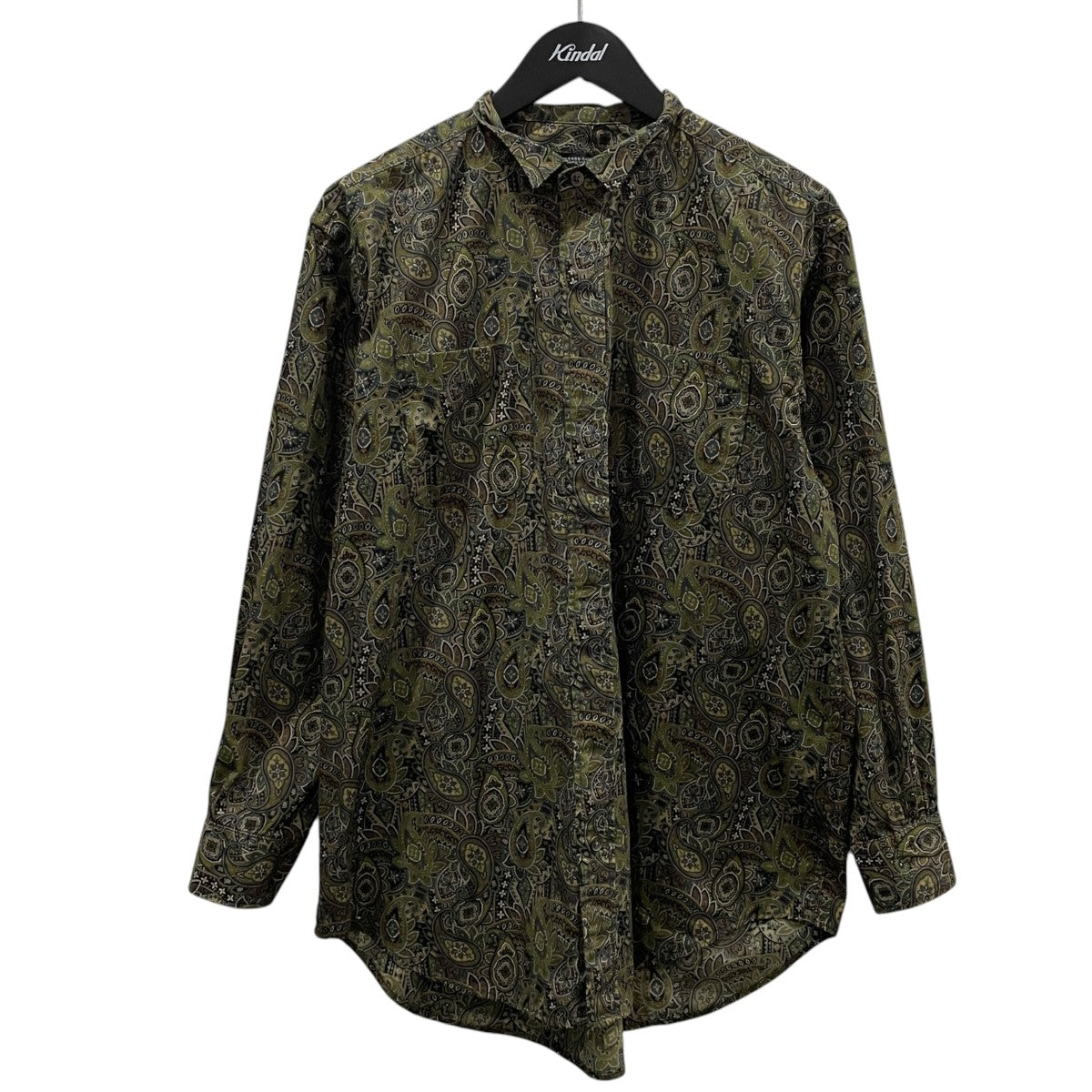 24AW ペイズリー柄シャツ Wing Collar Shirt - Cotton Paisley Print ウイング カラー シャツ ｰ コットン ペイズリー プリント