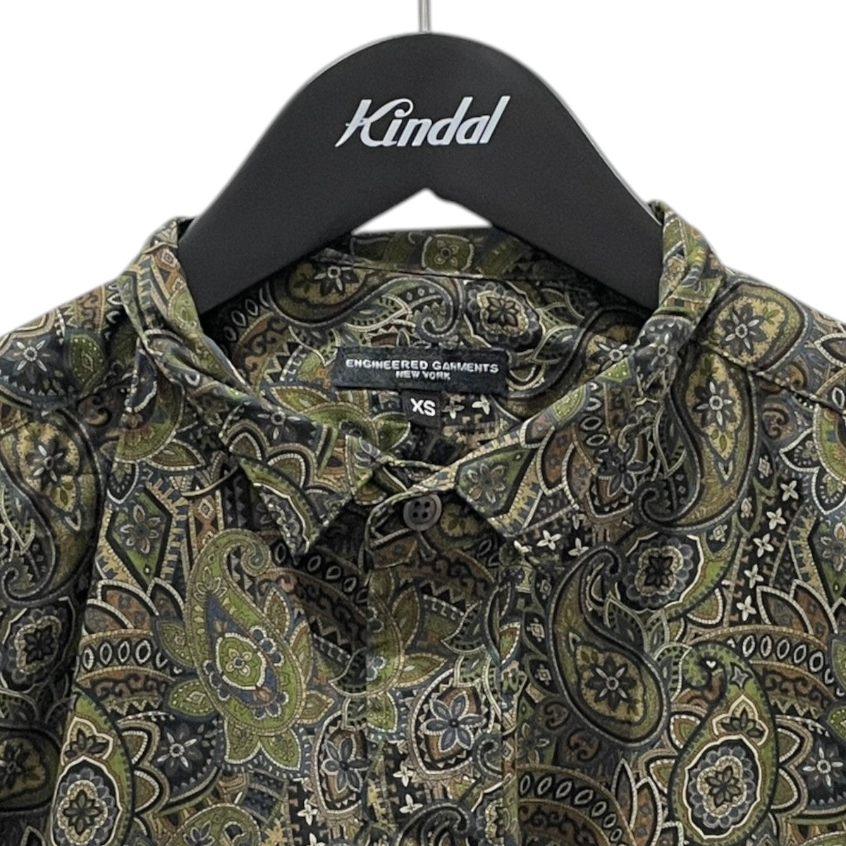 24AW ペイズリー柄シャツ Wing Collar Shirt - Cotton Paisley Print ウイング カラー シャツ ｰ コットン ペイズリー プリント
