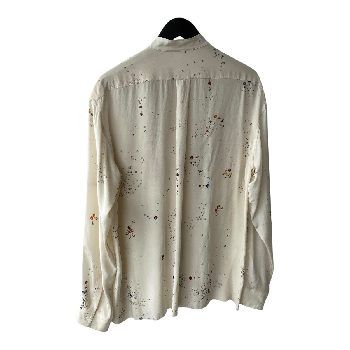 23SSZIP-UP GALAXY SILK SHIRT長袖シャツMMSS-SH0623