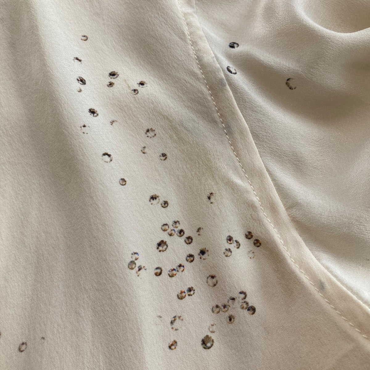 23SSZIP-UP GALAXY SILK SHIRT長袖シャツMMSS-SH0623