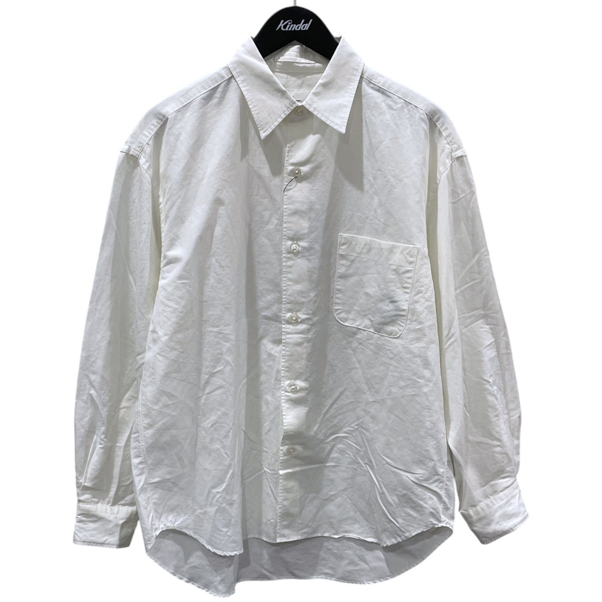 26SS コットンリネンシャツ Albini Linen Broad Shirt アルビニ リネン ブロードシャツ 4320700134