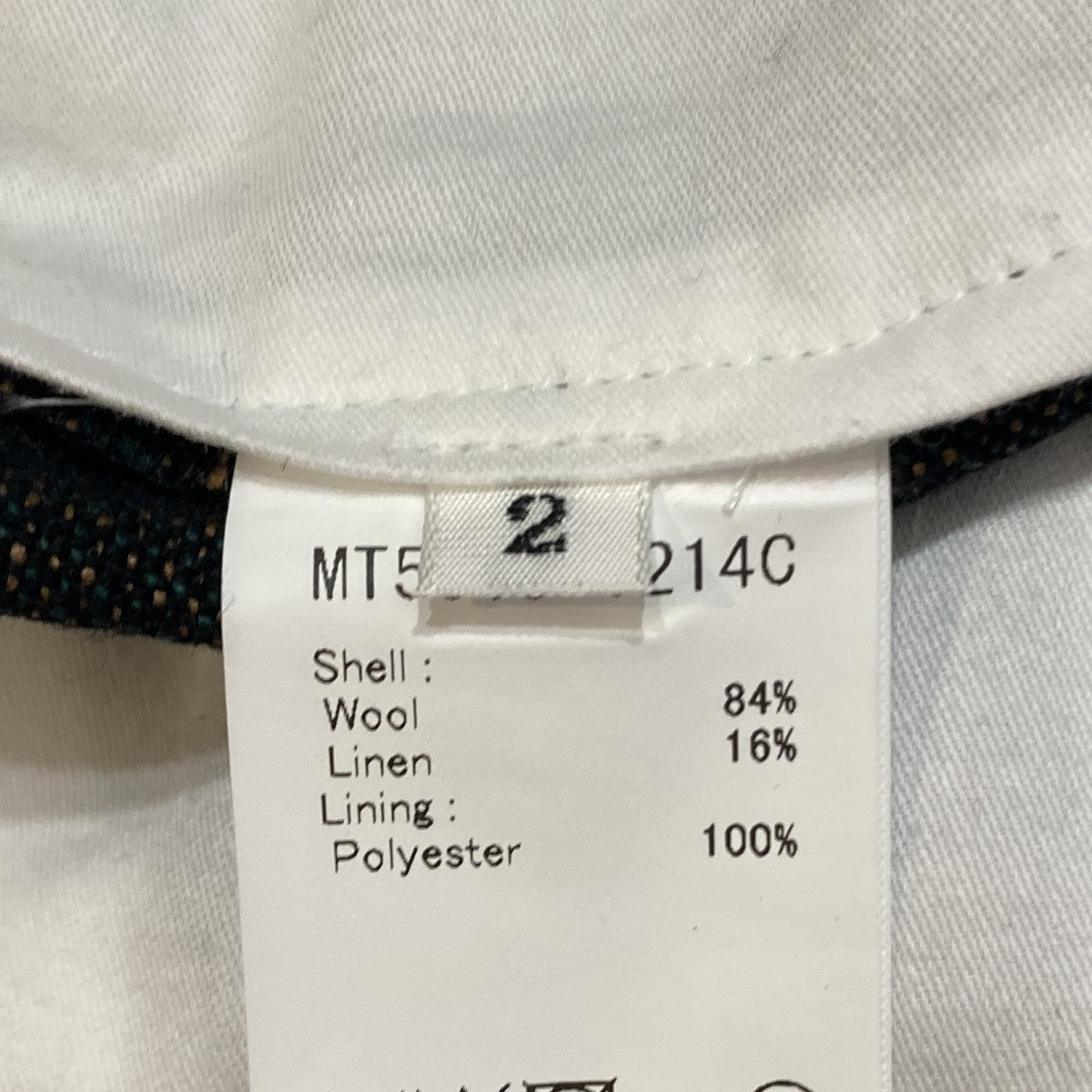 JEFFERLY SMALLPIN ／ ツータック トラウザーズパンツMT5303-0214C