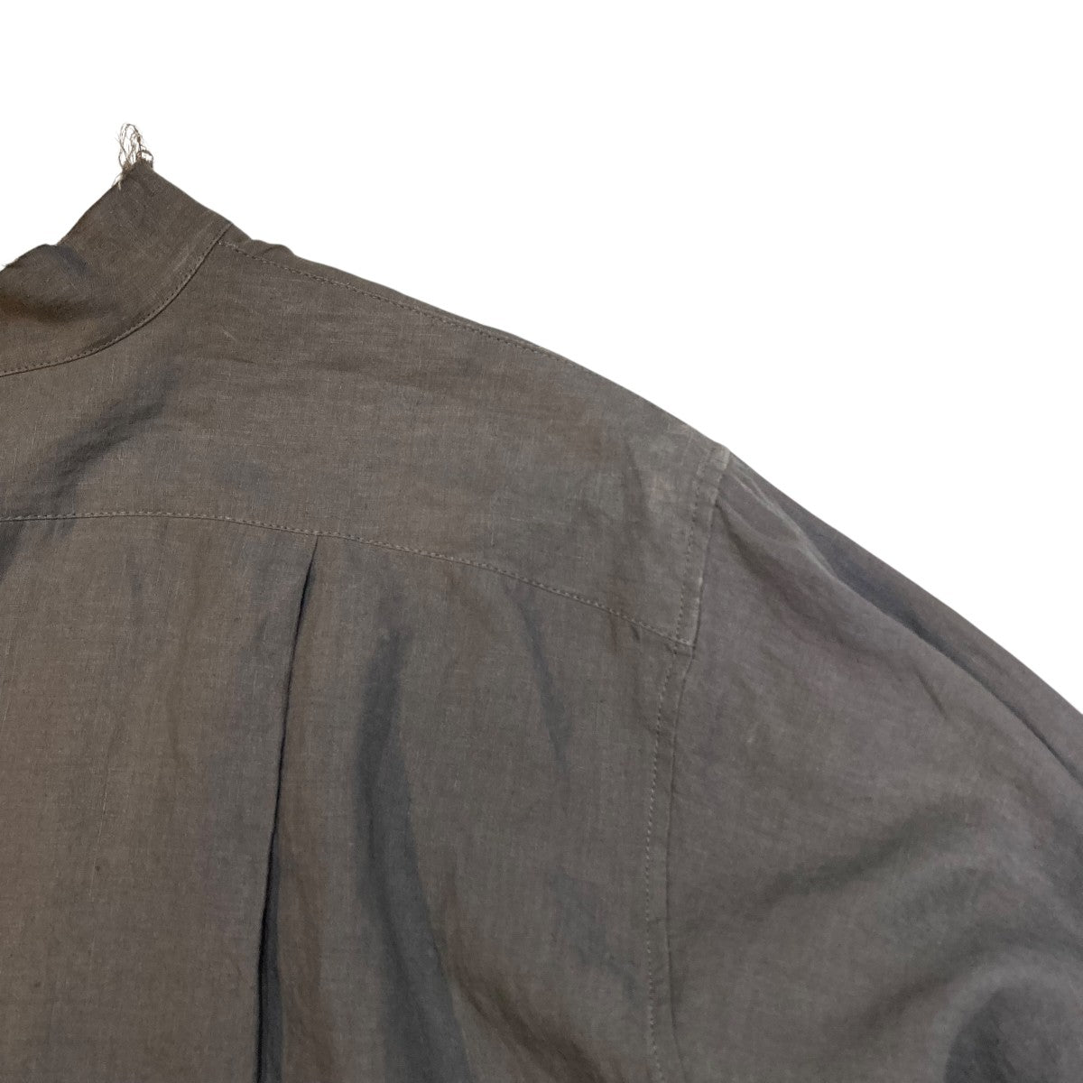 L／S HANDKERCHIEF SHノーカラーリネンシャツMT5103-0616