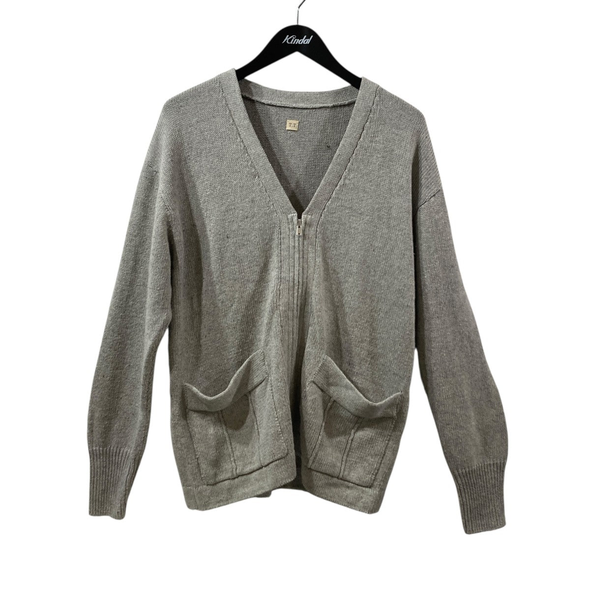 Taiga Takahashi 26SSLot530 Zip-Up CardiganニットカーディガンTTSS26530 古着・中古-1枚目のアイテム画像