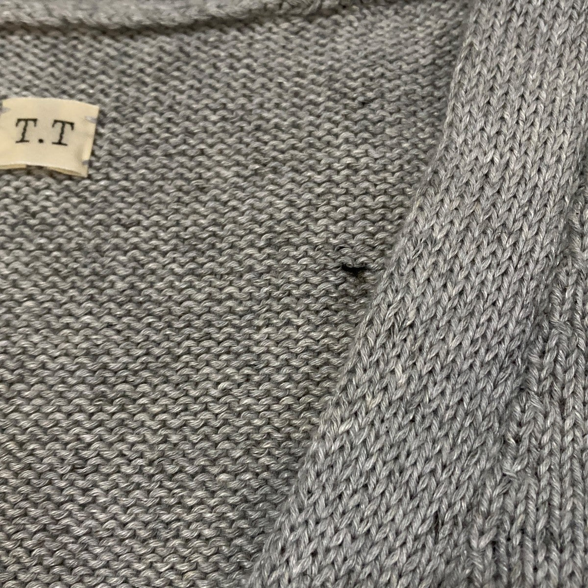 Taiga Takahashi 26SSLot530 Zip-Up CardiganニットカーディガンTTSS26530 古着・中古-4枚目のアイテム画像