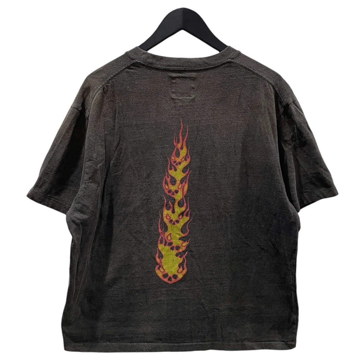 25SS 加工プリントTシャツ TEE - FIRE DEVIL SKULL TD25SSCEMT2