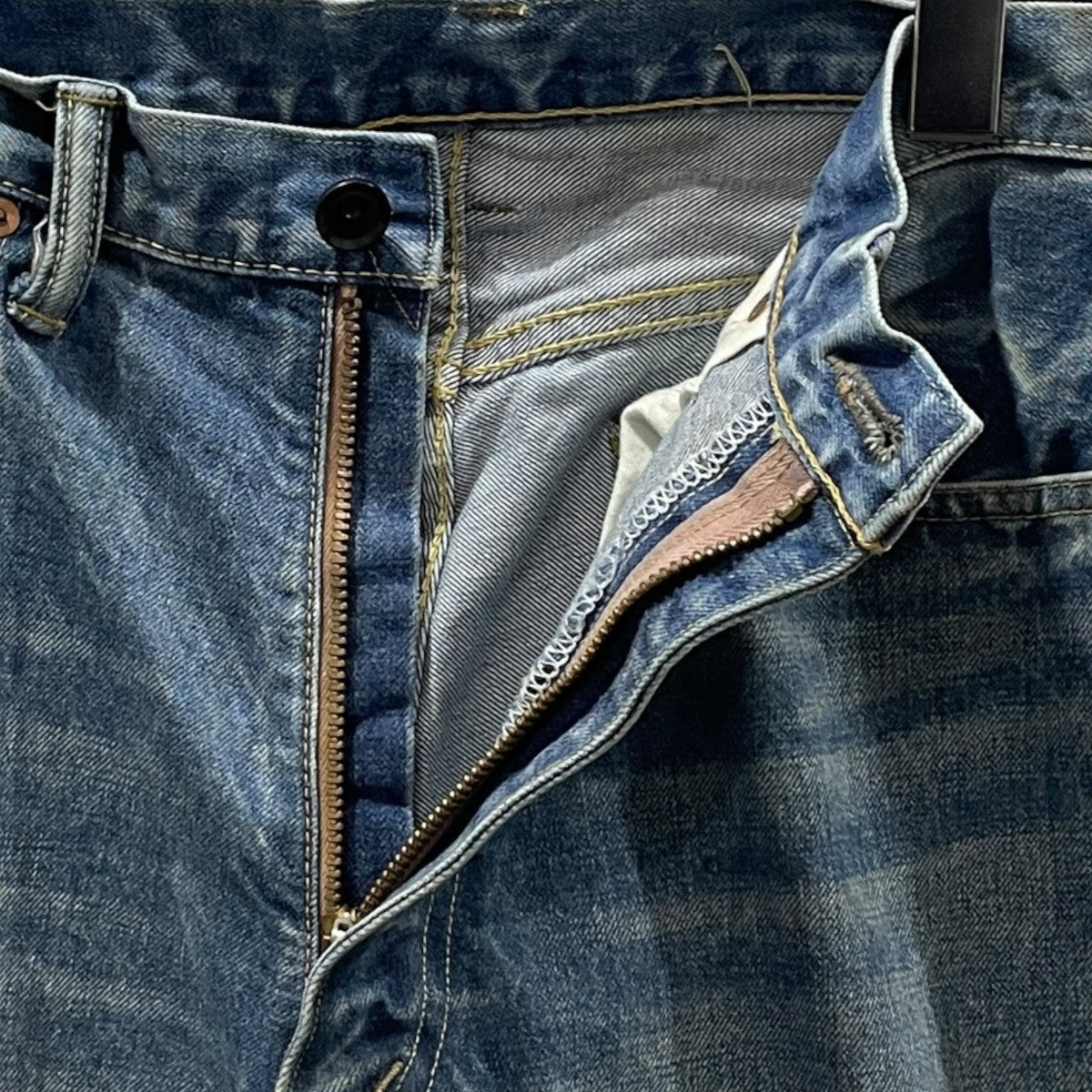 cantate×Cliche 22AW 加工デニムパンツ DENIM FLARE TROUSERS デニム