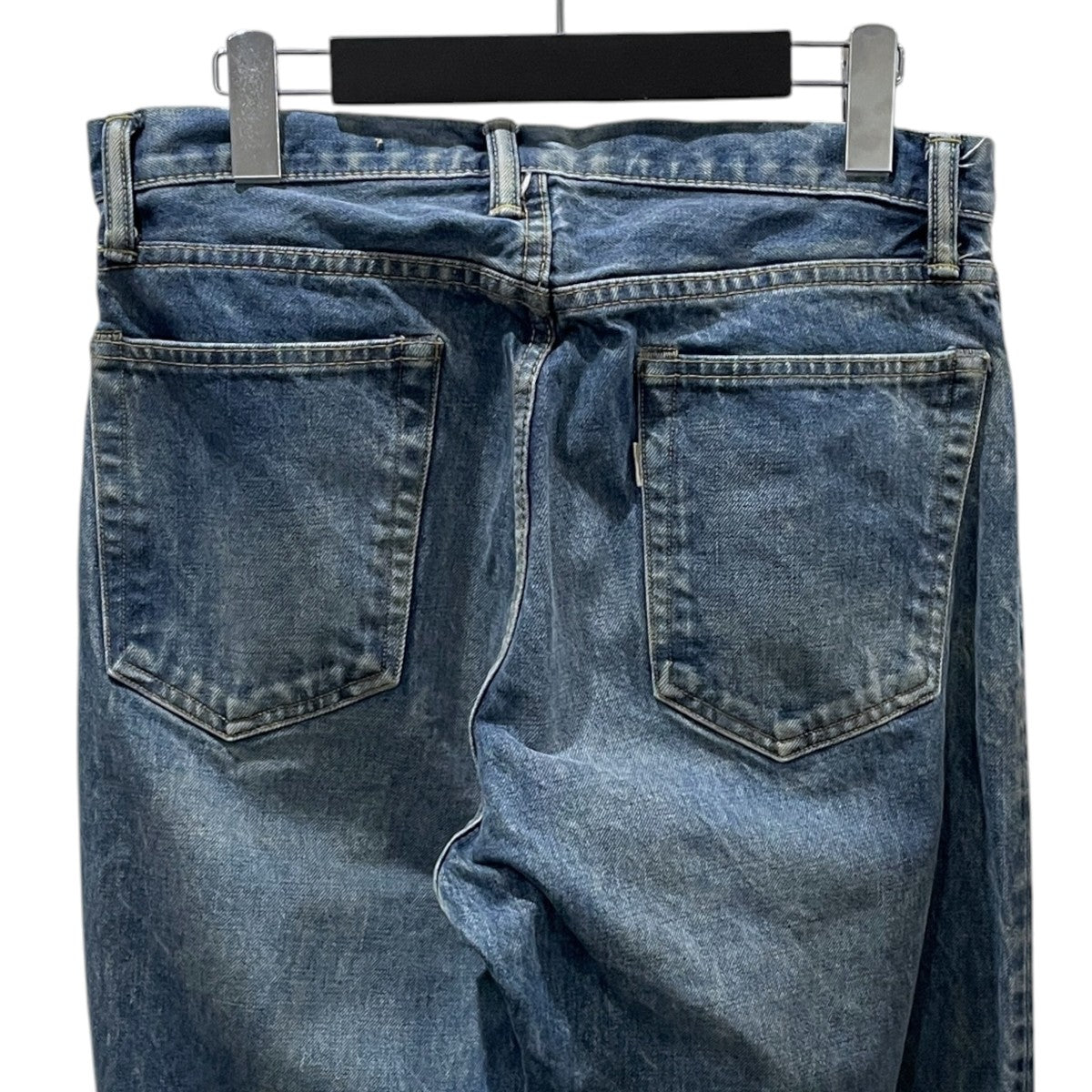 22AW 加工デニムパンツ DENIM FLARE TROUSERS デニムフレアトラウザーズ 22AWCA0365