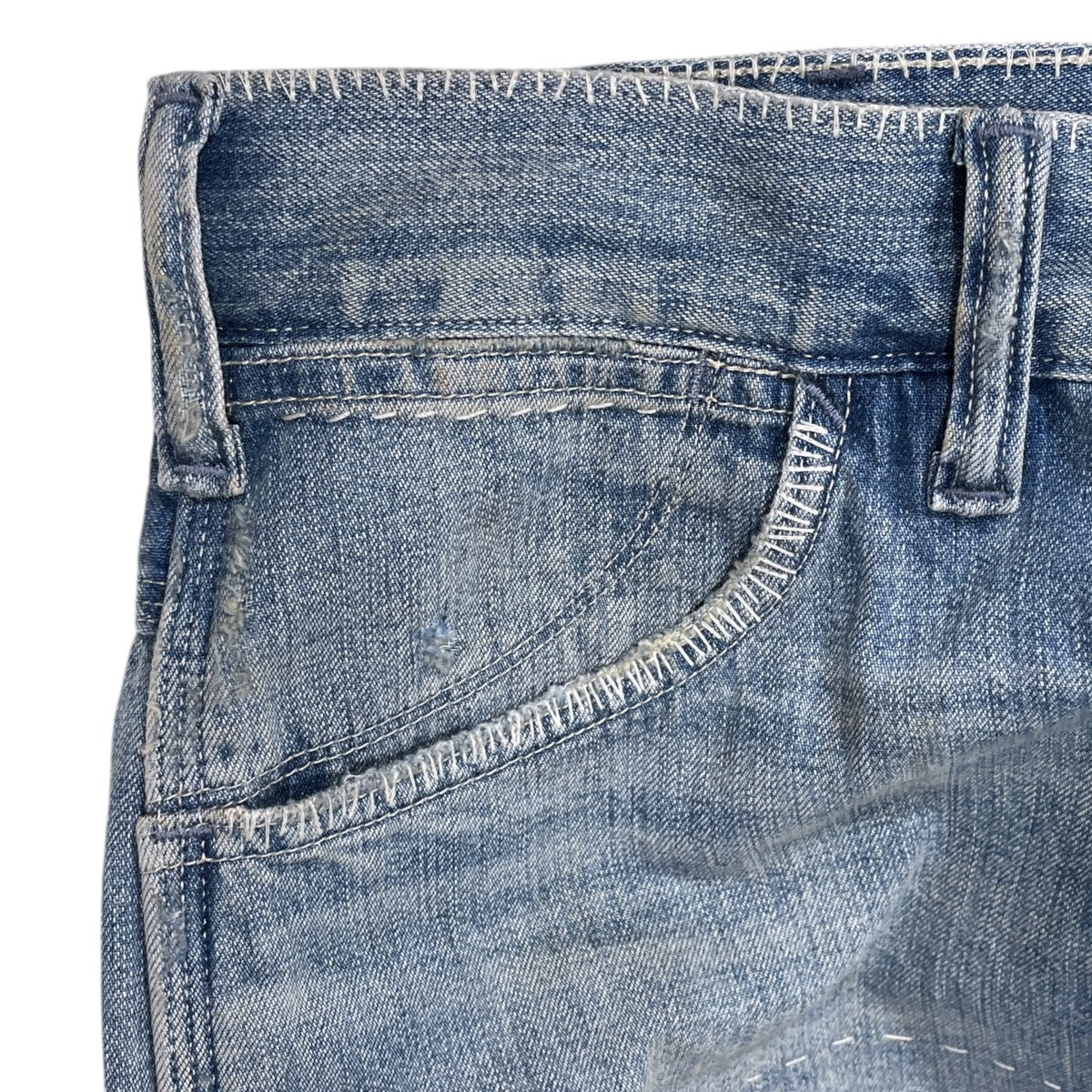 RRL(ダブルアールエル) 26SS 加工デニムパンツ Patchwork Cotton Jeans