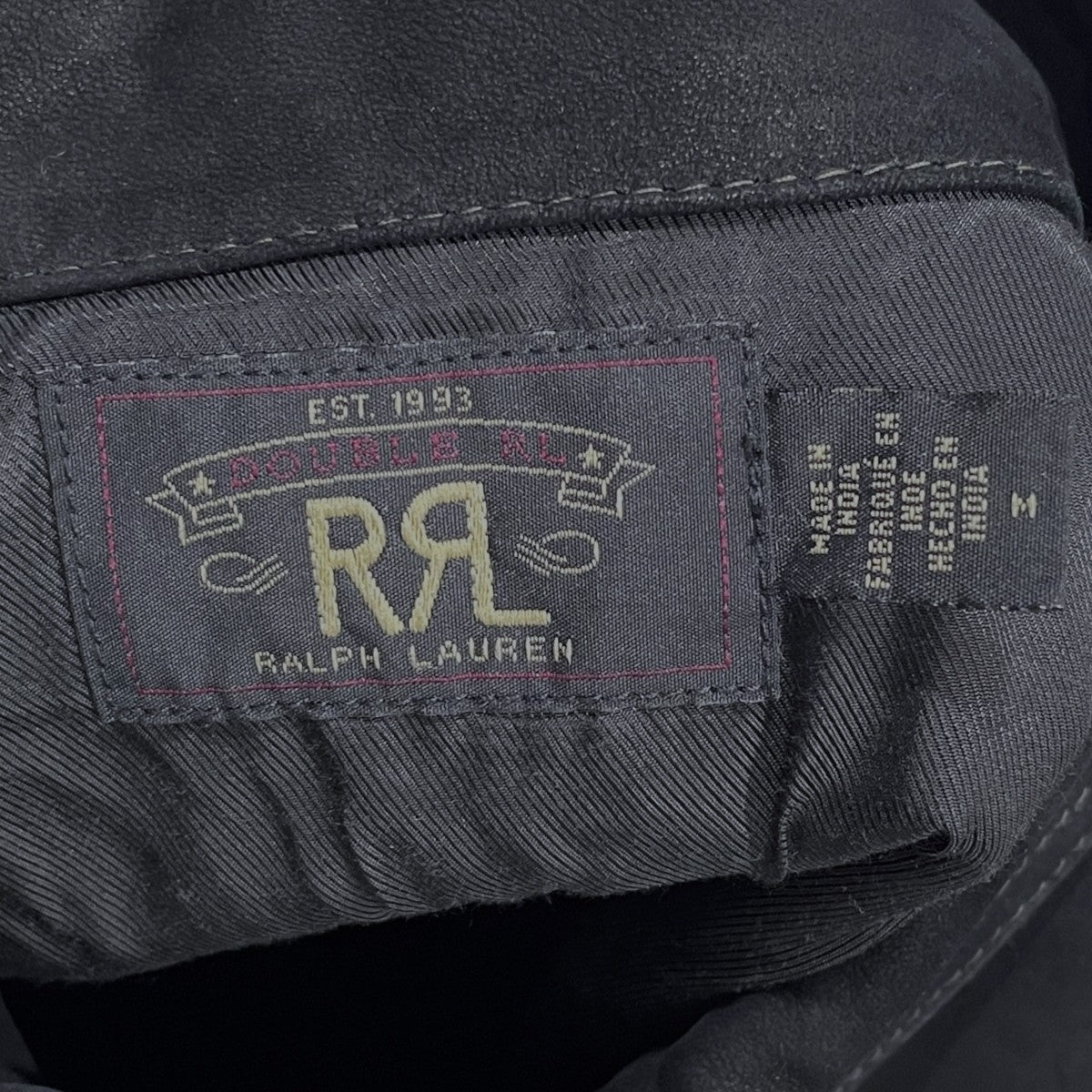 RRL レザージャケット Roughout Suede Work Shirt ラフアウトスエード ワークシャツ 782973926001 古着・中古-5枚目のアイテム画像
