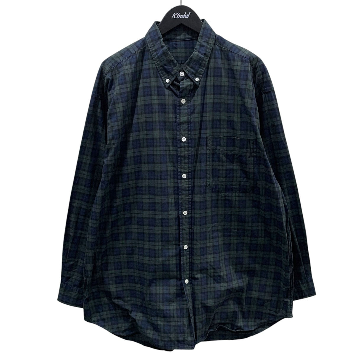 23AW ブラックウォッチチェック柄ボタンダウンシャツ SHIRTS 11-11-0635-139