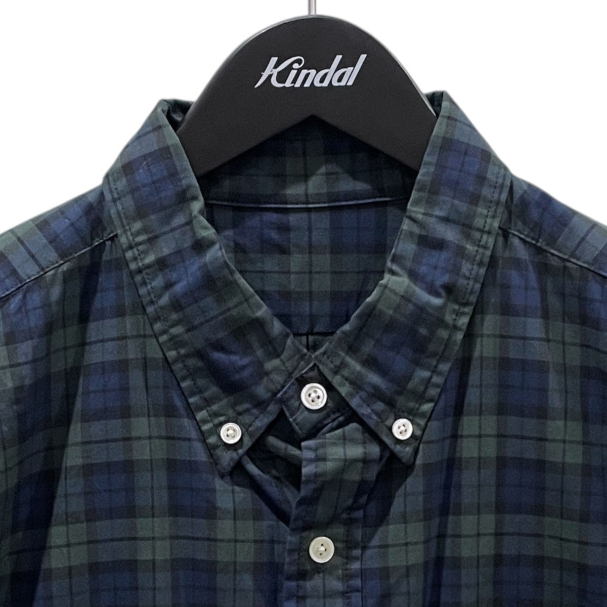 23AW ブラックウォッチチェック柄ボタンダウンシャツ SHIRTS 11-11-0635-139