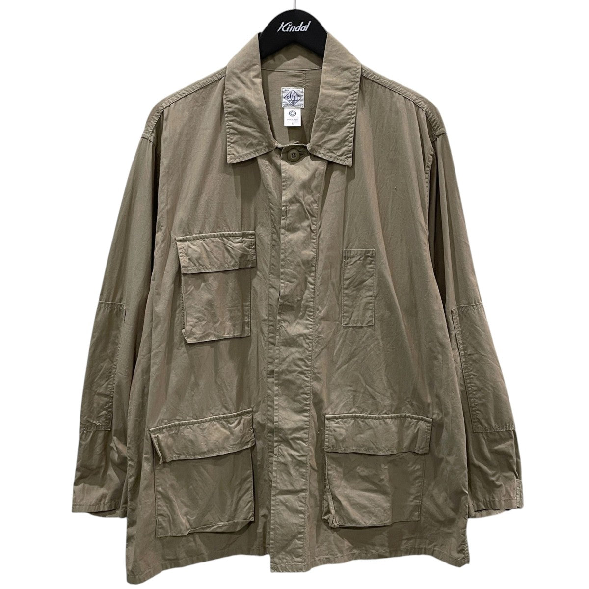 24SS コットンリップストップ ミリタリージャケット BDU-R 1123-CRI