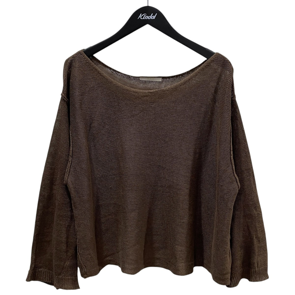 26SS リネンニットセーター brillante loose プルオーバー 26080922713020