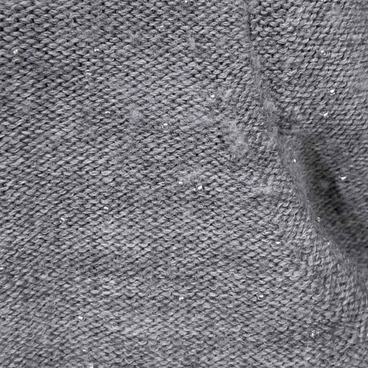 スパンコール半袖ニットセーター Sequins Wool Crew Neck Half Sleeve Knit PULLOVER 4210800166