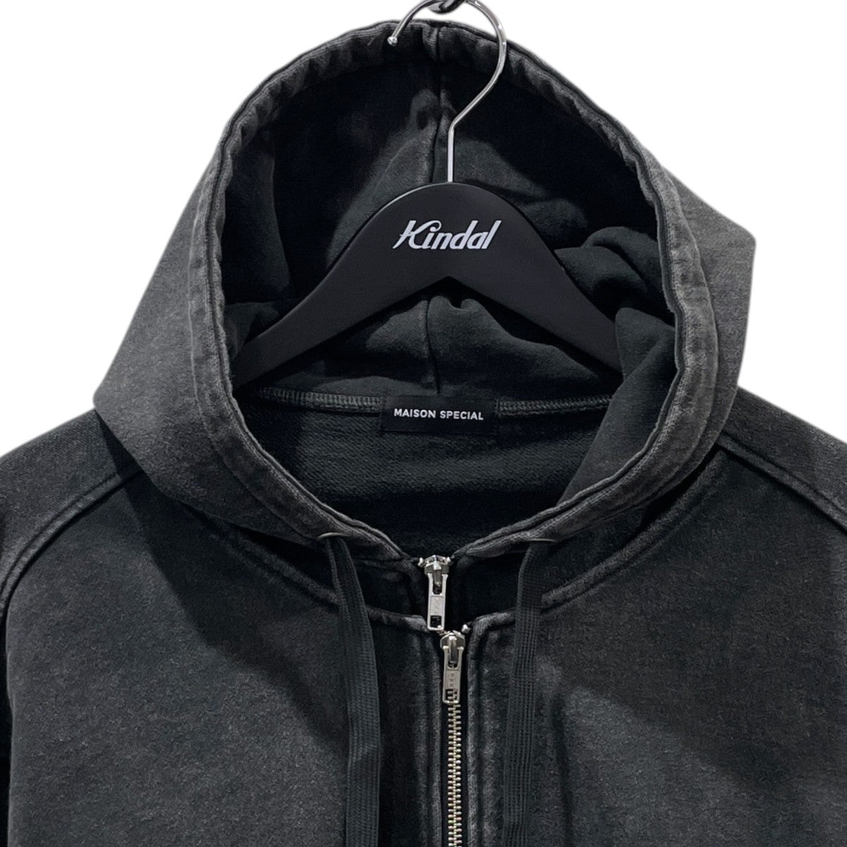 26SS ウォッシュパウダー加工レイヤードショートジップアップパーカー Layered Parka レイヤードパーカー 21261416301