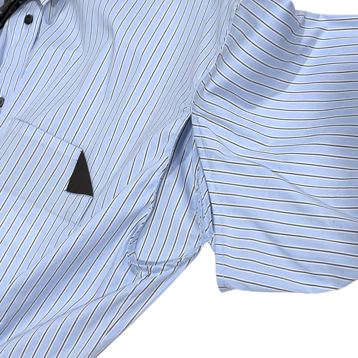 26SS ネクタイ付き ストライプ柄シャツ Striped Tie Shirt ストライプタイシャツ 21261315205