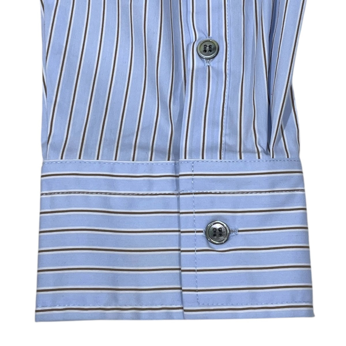 26SS ネクタイ付き ストライプ柄シャツ Striped Tie Shirt ストライプタイシャツ 21261315205