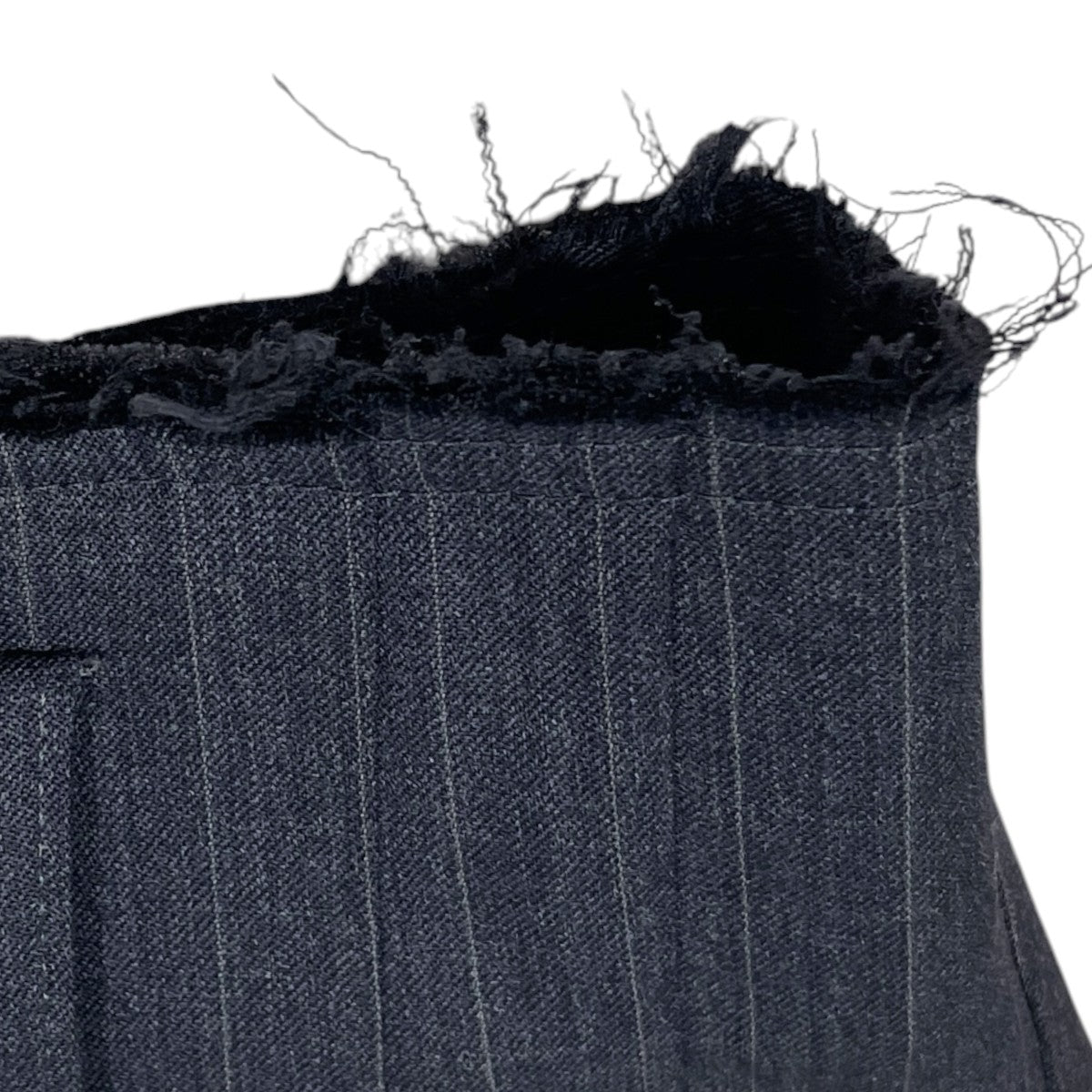 23AW ウエストカットオフストライプ柄タックパンツ HW TW STRP TUCK 1614-299-6201