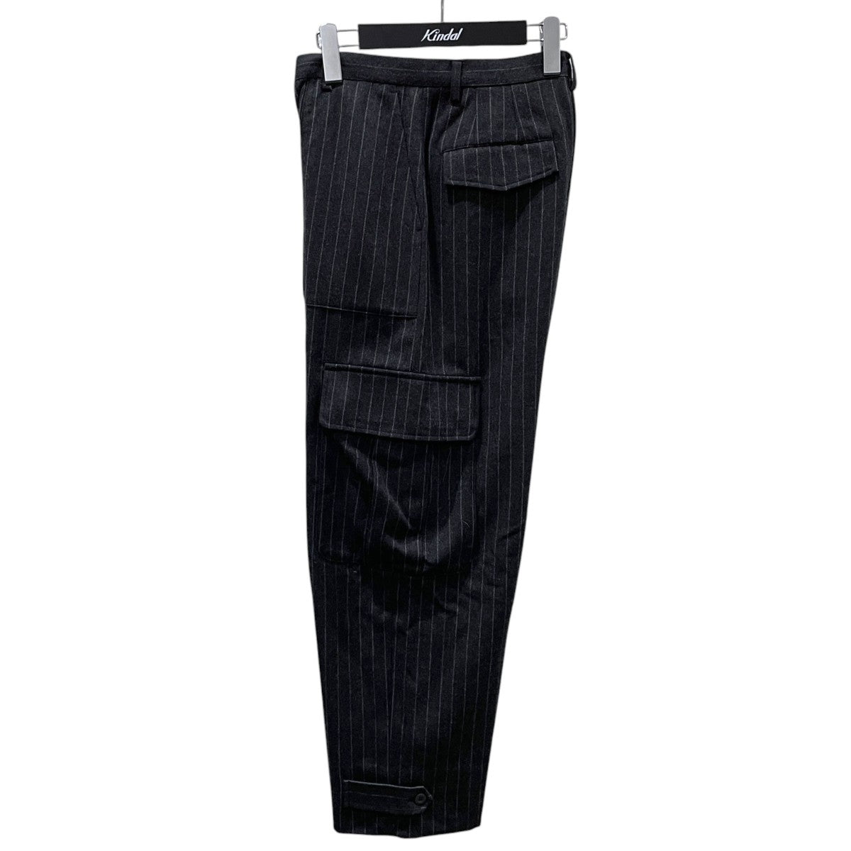 25AW ストライプ柄ウールカーゴパンツ WOOL CARGO PANTS 8614100