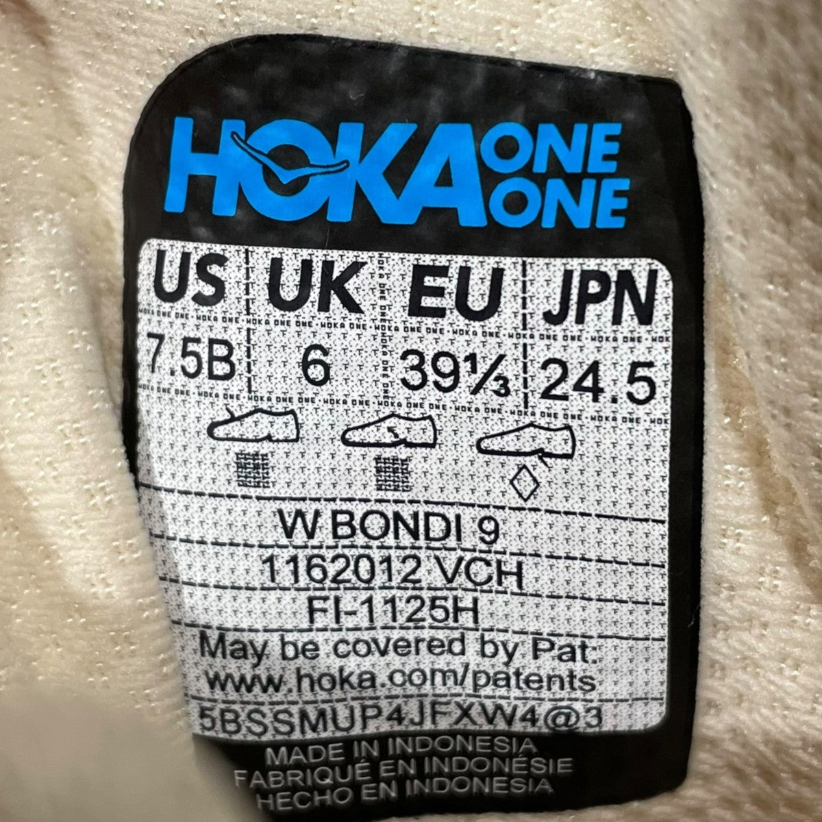スニーカー BONDI 9 ボンダイ 9 1162012