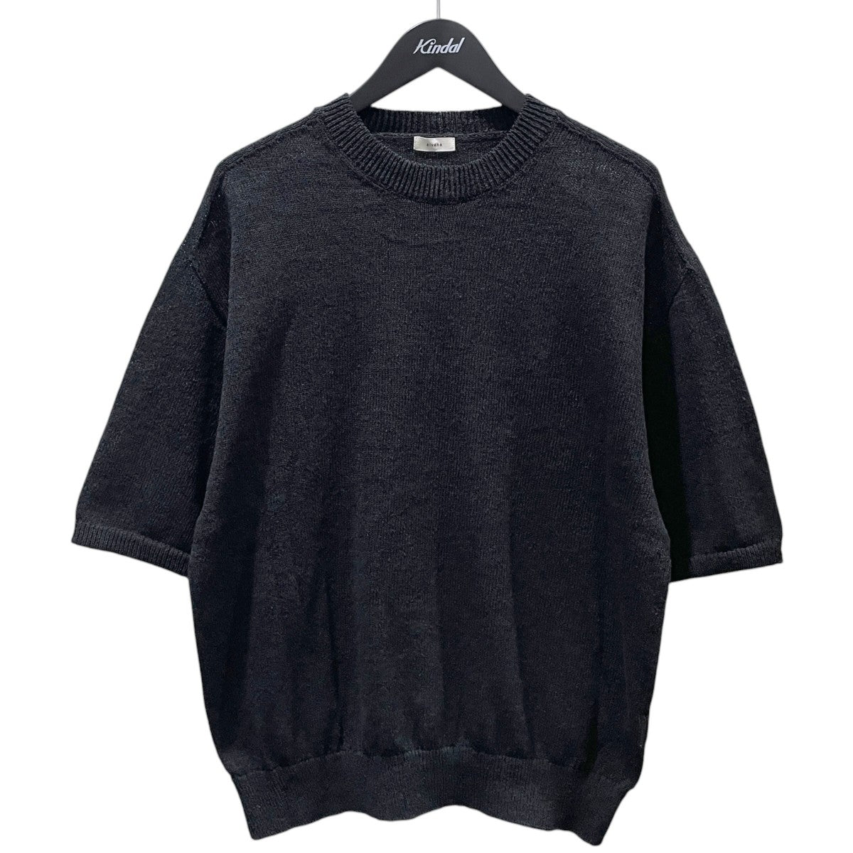 半袖ニットセーター WASHI CREWNECK S／S KNIT 和紙 クルーネック ショートスリーブ ニット ALV-90183