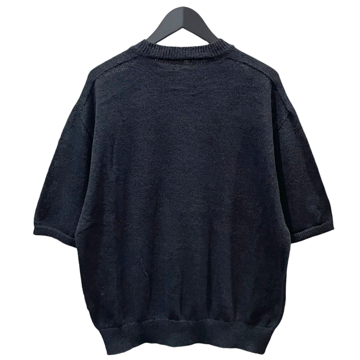 半袖ニットセーター WASHI CREWNECK S／S KNIT 和紙 クルーネック ショートスリーブ ニット ALV-90183