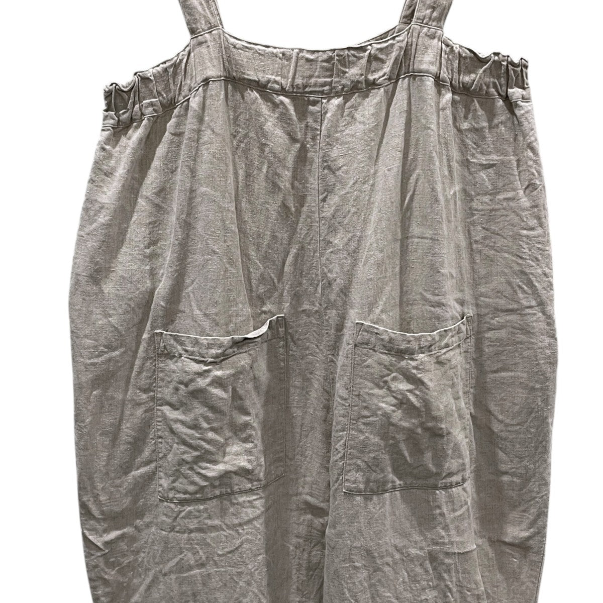 nest Robe 23AW ブラックリネンコクーンサロペット 01234-1435 古着・中古-5枚目のアイテム画像