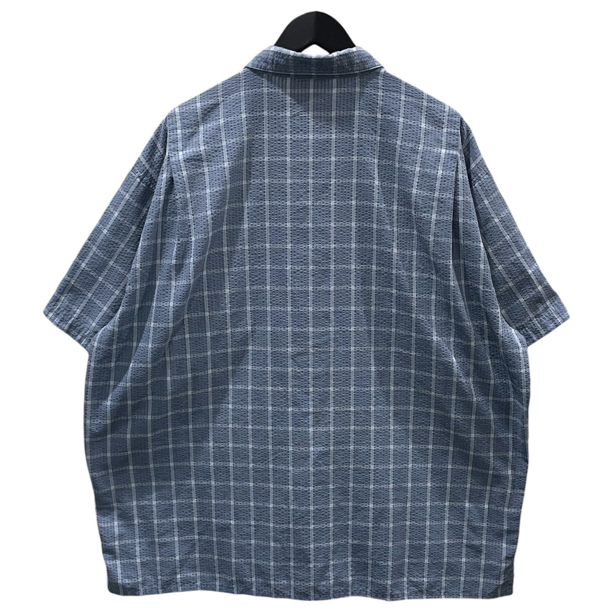 00SS チェック柄シアサッカー半袖シャツ Puckerware Shirt パッカーウェアシャツ 52996SP00